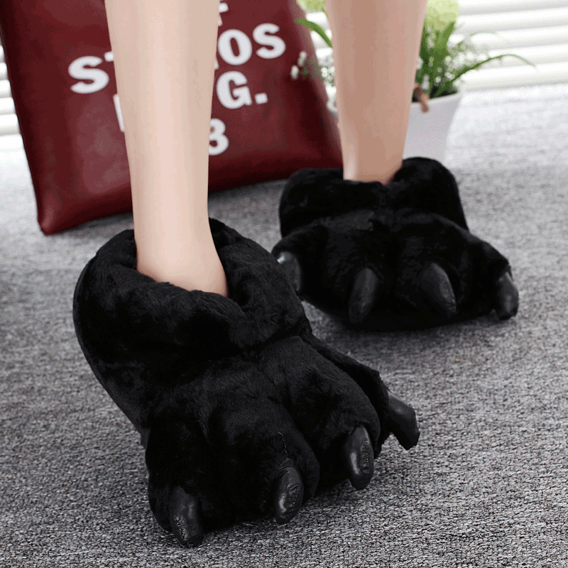 Women Shoes Black - Size 35-43 Black Animal Paw Shoes