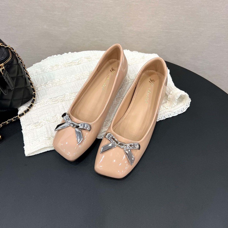 Loafer Flat Women - Art Style Bow Flat Shoes Women's