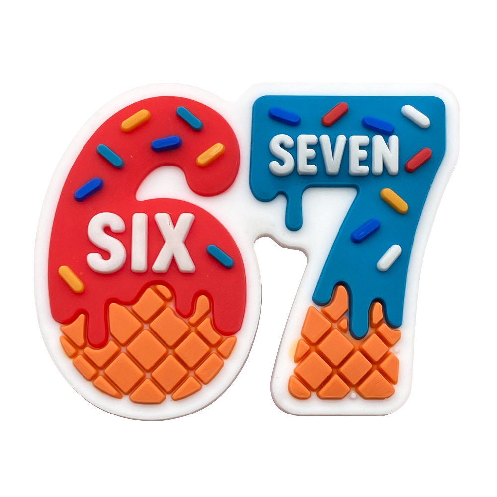 12Pcs 67 Number Shoe Charms fo - Croc Style Clog ulasan dan harga