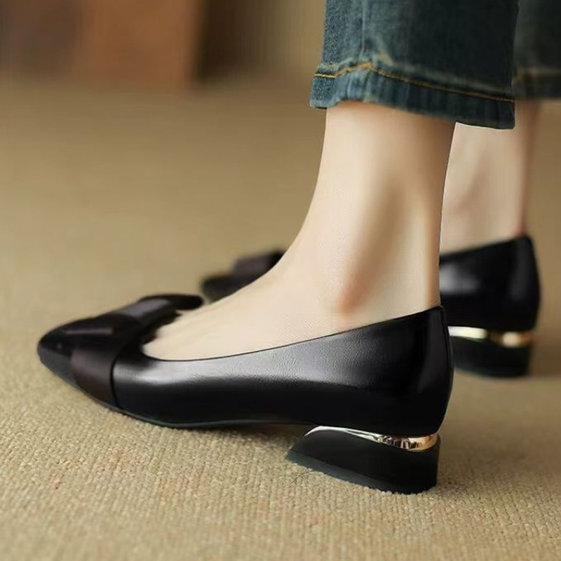 Flat Shoes Women Low Heel Pump - Loafer Flat Women ulasan dan harga