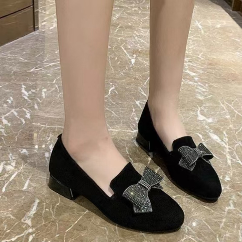 2025 Black New Fashionable Wom - Women Shoes Black ulasan dan harga