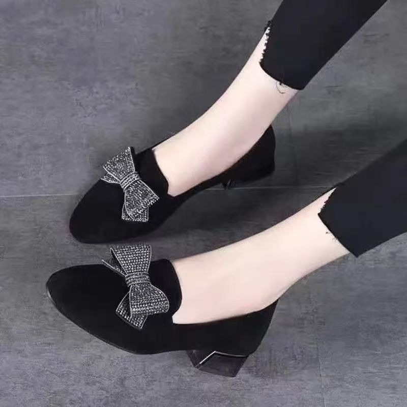 2025 Black New Fashionable Wom - Women Shoes Black ulasan dan harga