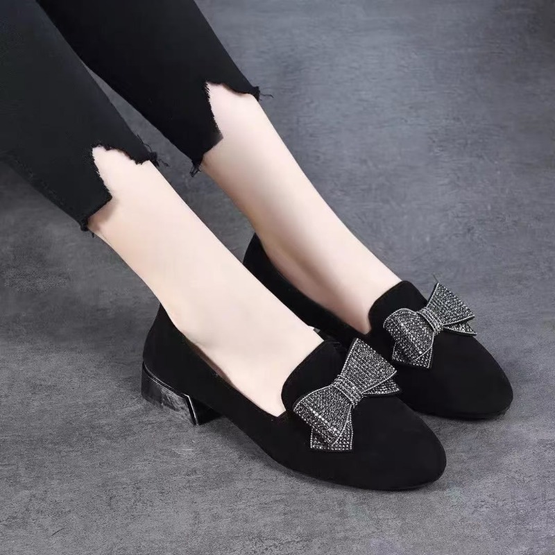 2025 Black New Fashionable Wom - Women Shoes Black ulasan dan harga