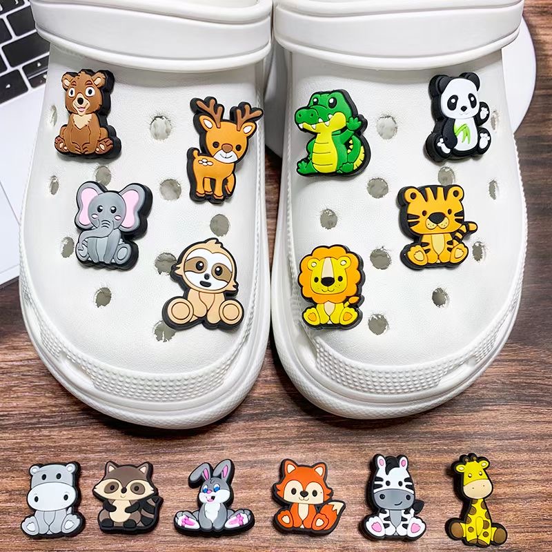 Cute Animals Panda Lion Shoe C - Croc Style Clog ulasan dan harga