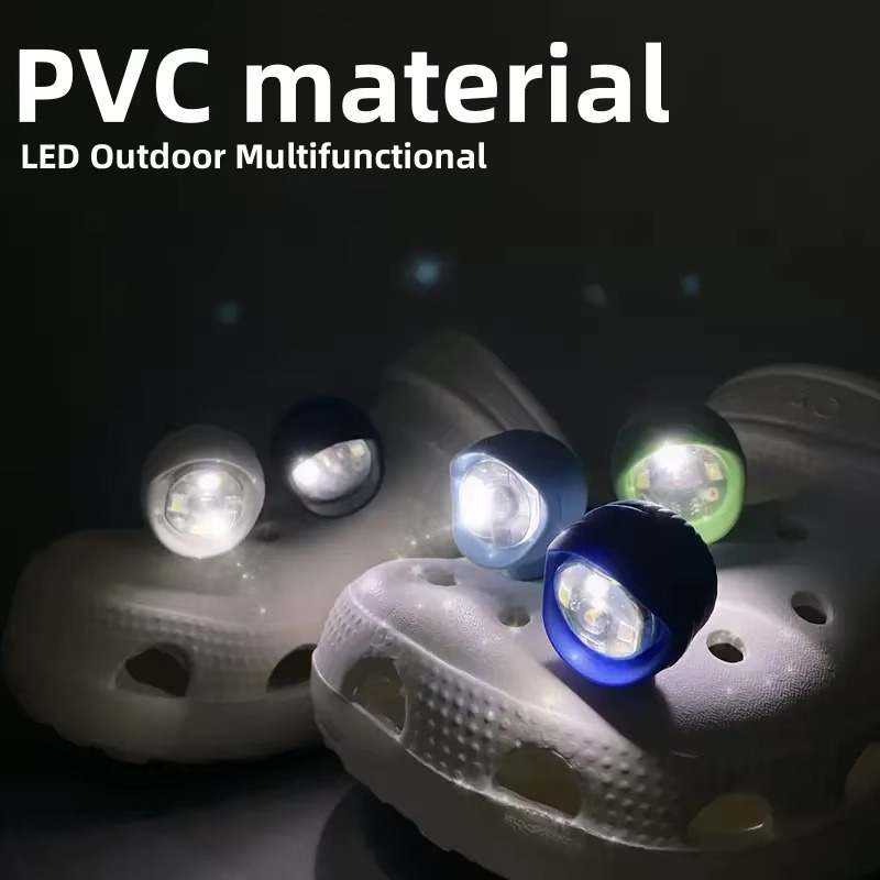 2/4/8Pcs Waterproof Shoe Light - Croc Style Clog ulasan dan harga