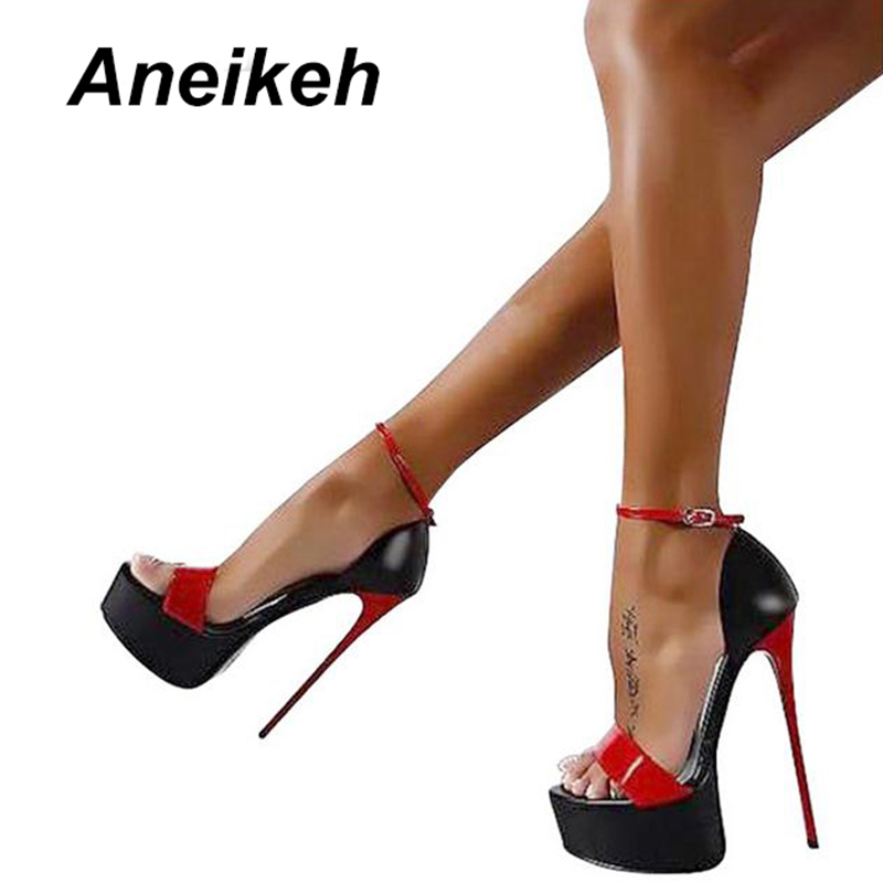 Aneikeh 2026 Fashion Peep Toe  - Women'S Shoes Big Feet ulasan dan harga