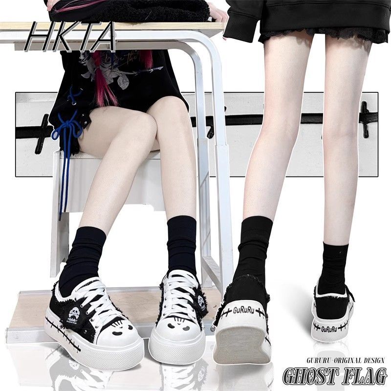 Y2k Subculture Cute Print Girl - Women'S Shoes Y2K ulasan dan harga