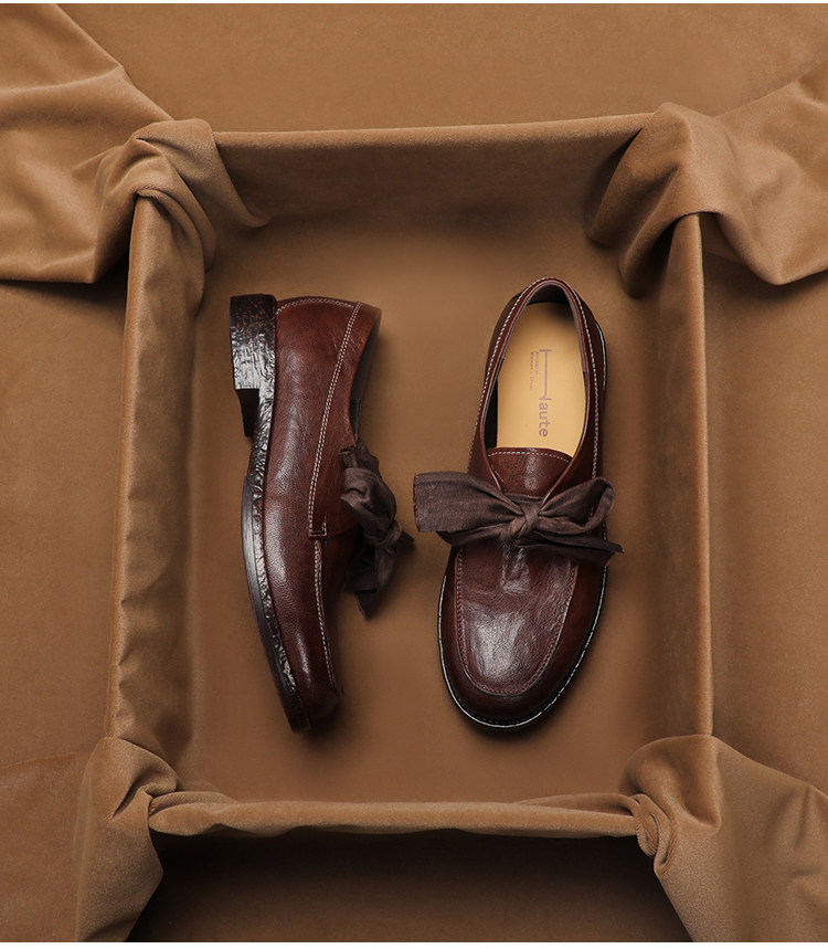 SHOEBOX ‌Vintage British-Style - Loafer Flat Women ulasan dan harga