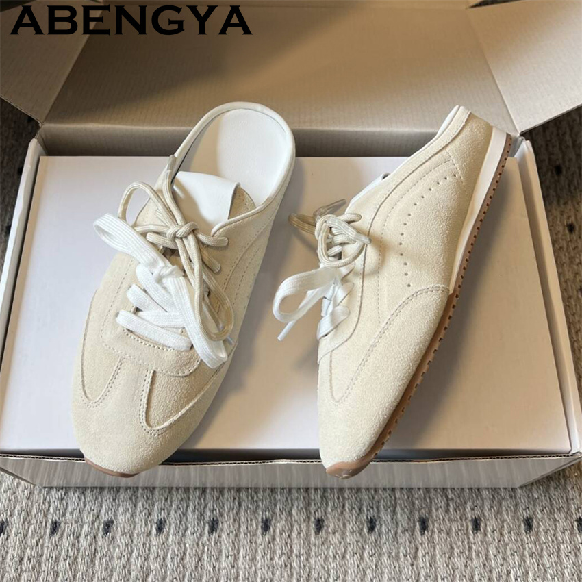 Women's Lace Up Casual Flat Sl - Women Shoes Running ulasan dan harga