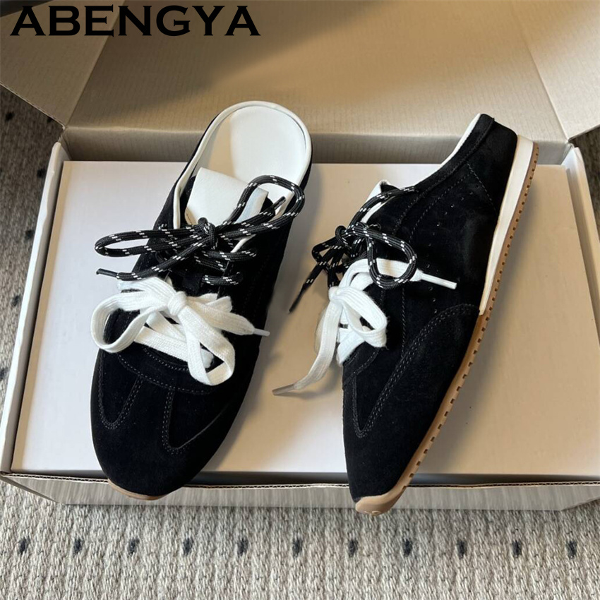Women's Lace Up Casual Flat Sl - Women Shoes Running ulasan dan harga