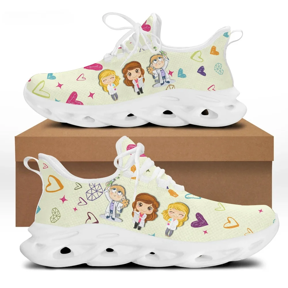 Cute Cartoon Doctor Nurse Shoe - Mesh Sneaker Women ulasan dan harga