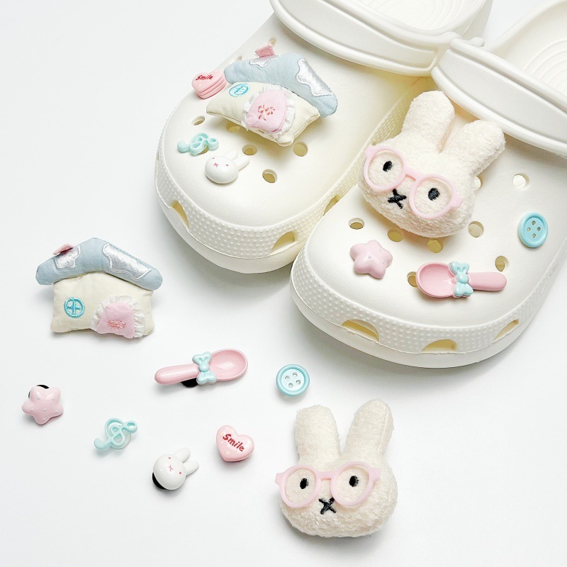 Cute Miffy House Shoe Charms D - Croc Style Clog ulasan dan harga