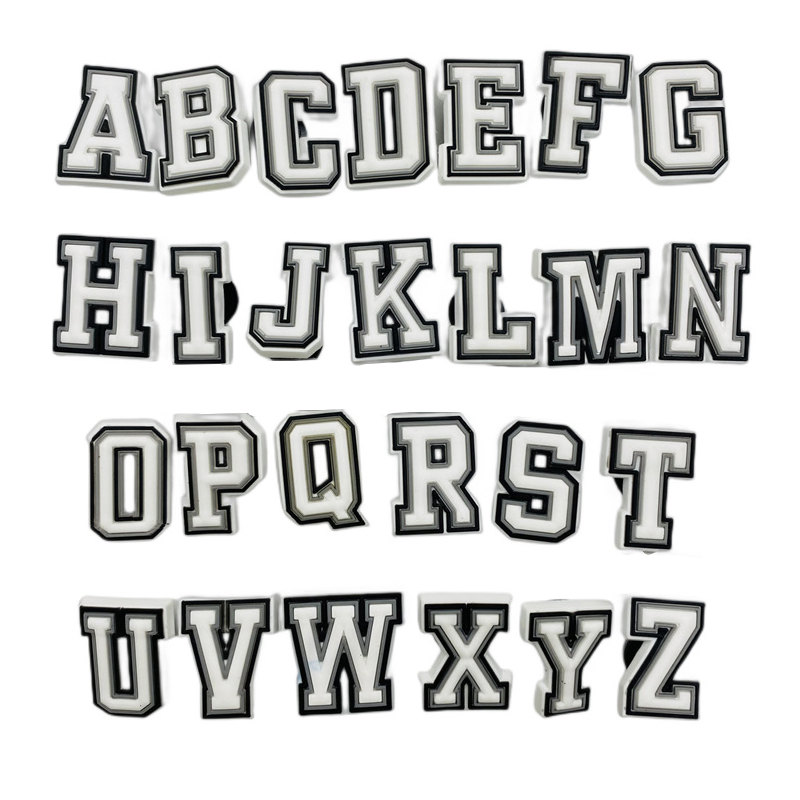 Hot Sale Letters Shoe Charms f - Croc Style Clog ulasan dan harga