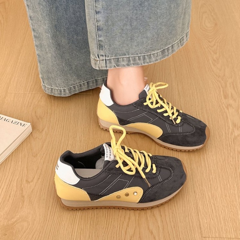 Retro Color Block Sneakers Wom - Women Shoes Running ulasan dan harga