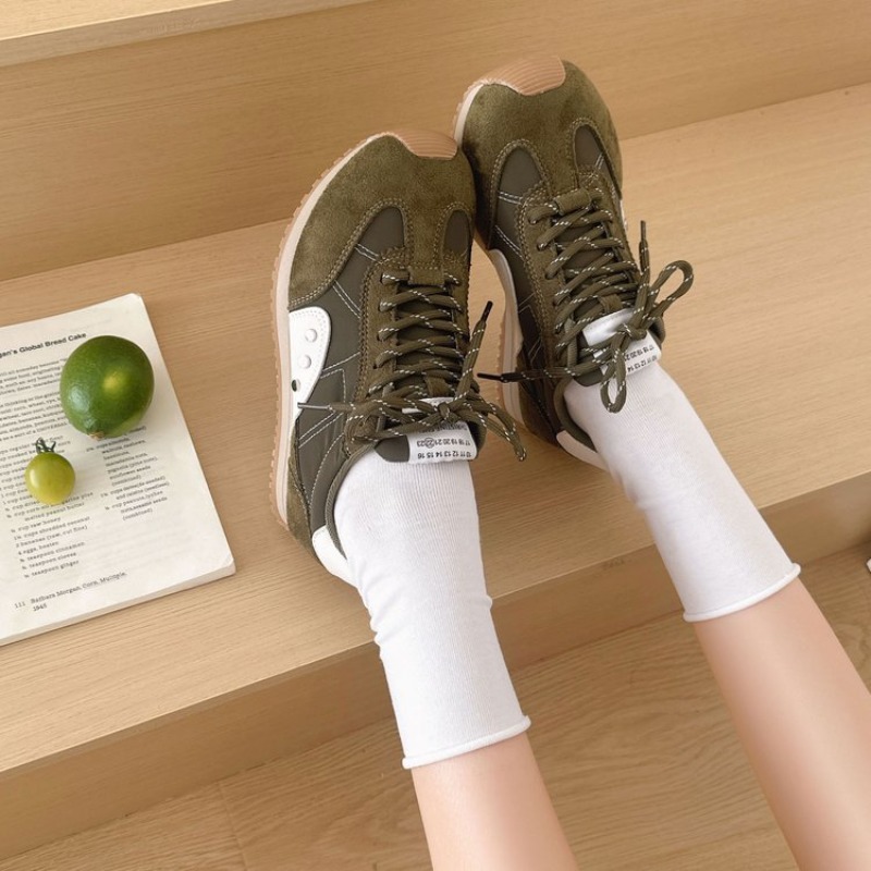 Retro Color Block Sneakers Wom - Women Shoes Running ulasan dan harga