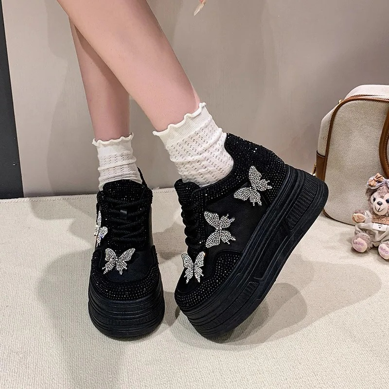 7CM Air Mesh Microfiber Leathe - Mesh Sneaker Women ulasan dan harga