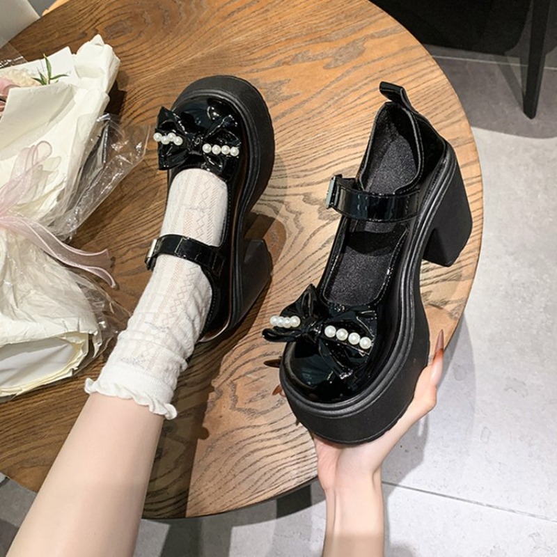 2026 Lolita Shoes Black Super  - Women Shoes Black ulasan dan harga