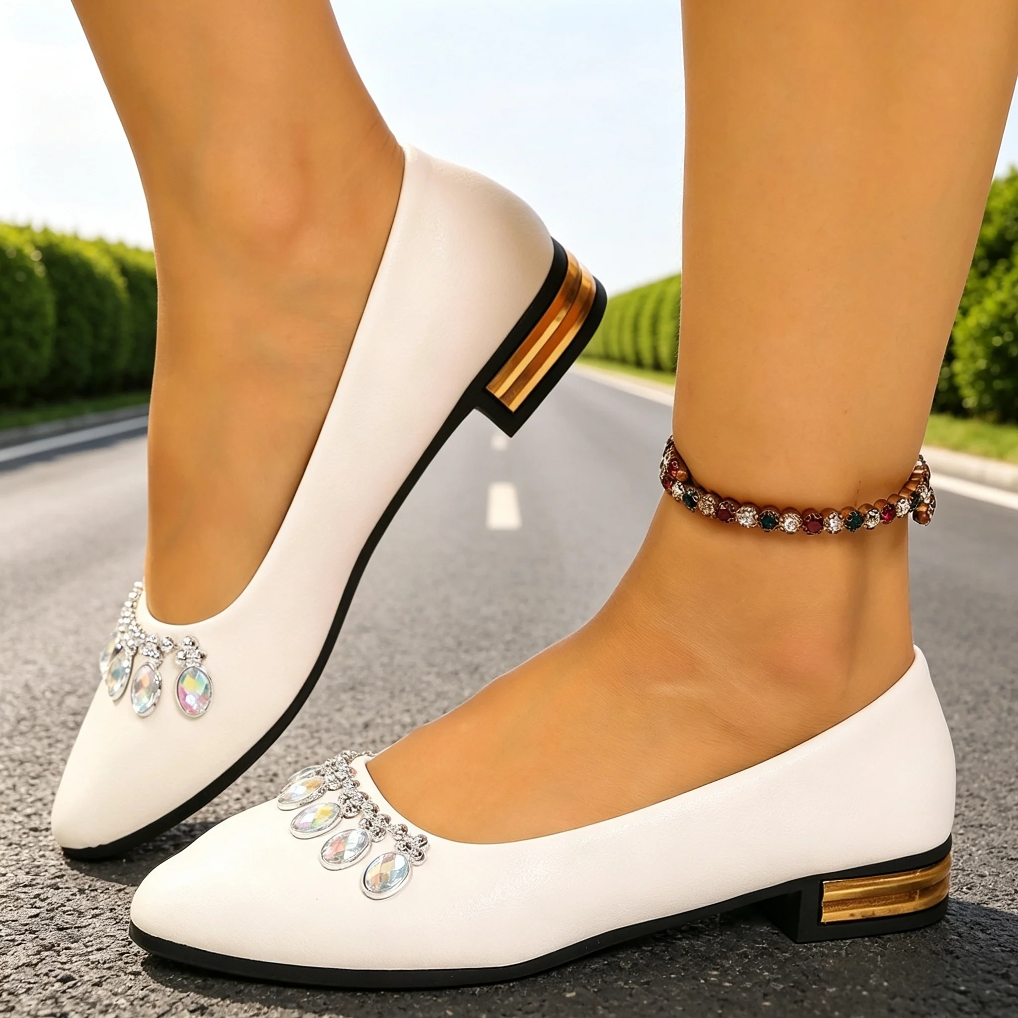 Women Flats Pointed Toe Ballet - Loafer Flat Women ulasan dan harga