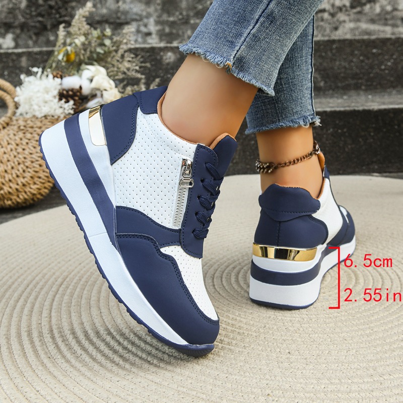 Women Sneakers Thick Sole Buil - Women'S Shoes Casual Sneakers ulasan dan harga