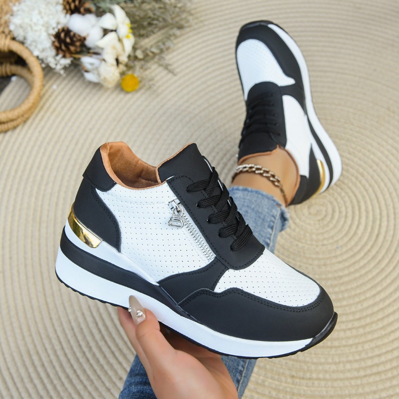Women Sneakers Thick Sole Buil - Women'S Shoes Casual Sneakers ulasan dan harga