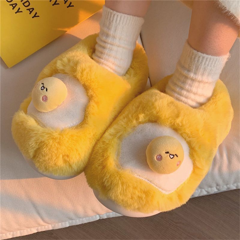 New Cute Fried Egg Shaped Plus - Women Shoes Winter ulasan dan harga