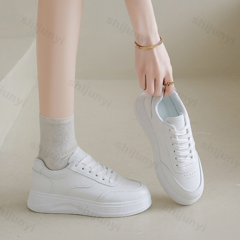 Women's White Shoes 2025 Autum - Mesh Sneaker Women ulasan dan harga
