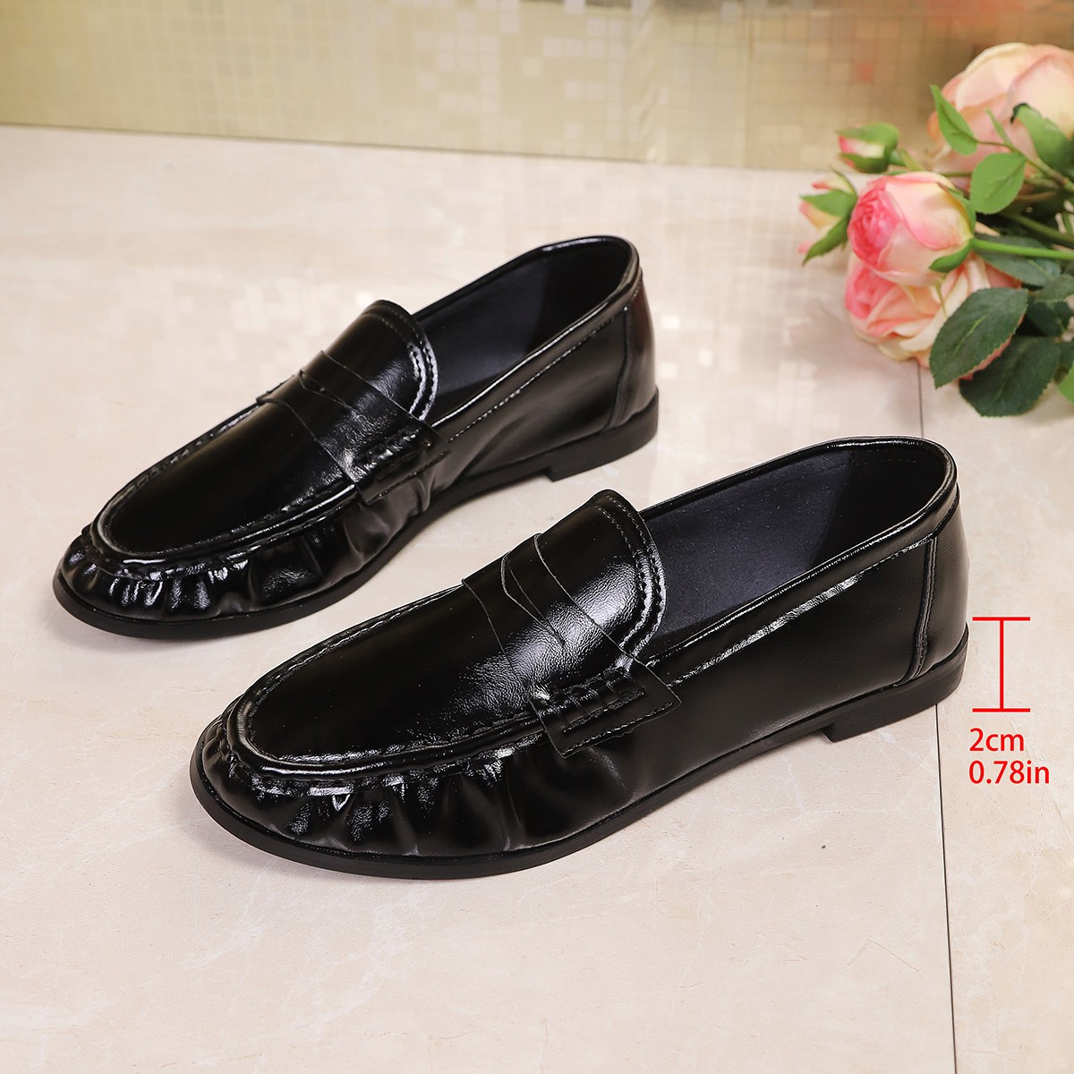 2026 Summer British Style Blac - Loafer Flat Women ulasan dan harga